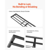 10x48 inch Lawn Leveling Rake Heavy Duty with 83.9 inch Adjustable Handle for Yard and Garden